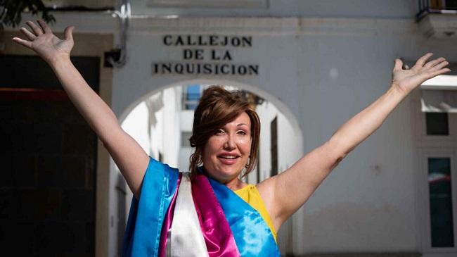 Mar Cambrollé, activista transexual al frente de la Asociación de Transexuales de Andalucía Sylvia Rivera.