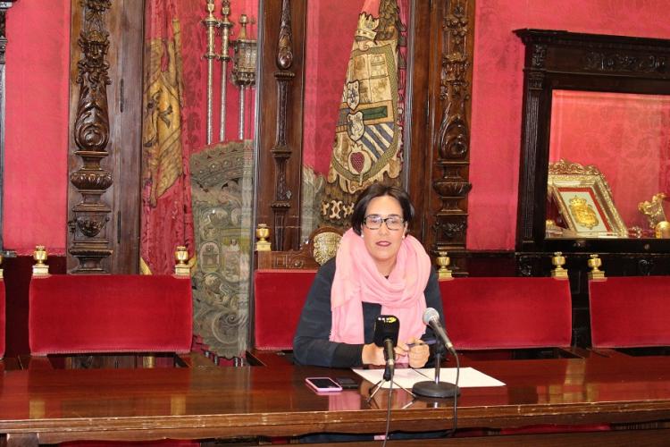 María Francés, en rueda de prensa.