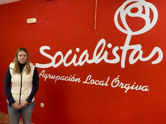 María Morillas, portavoz socialista en Órgiva.
