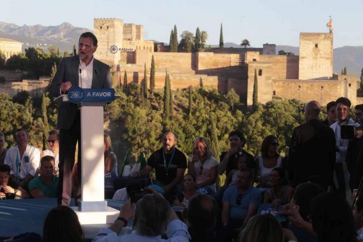 Mariano Rajoy, durante su intervención.
