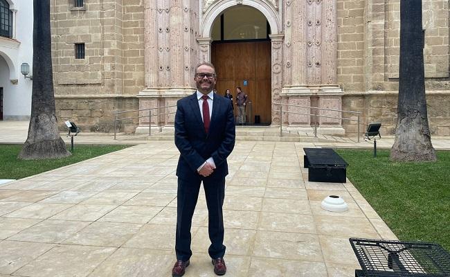 Mariano García, en una imagen en el Parlamento.