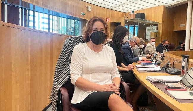 La diputada de IU, portavoz de Unidas Podemos por Andalucía y coordinadora provincial de IU, Mari Carmen Pérez.