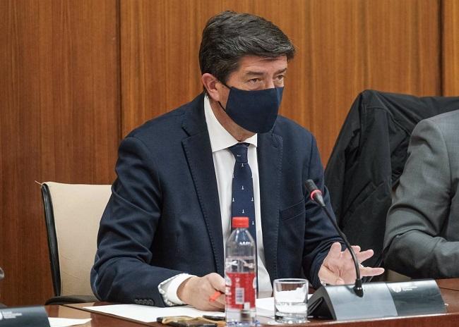 Juan Marín en una imagen de archivo en el Parlamento.