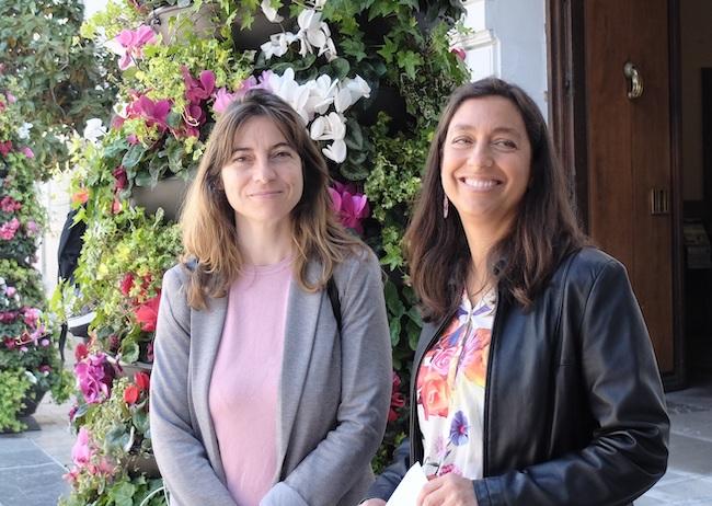 Marta Gutiérrez y Mayte Olalla.