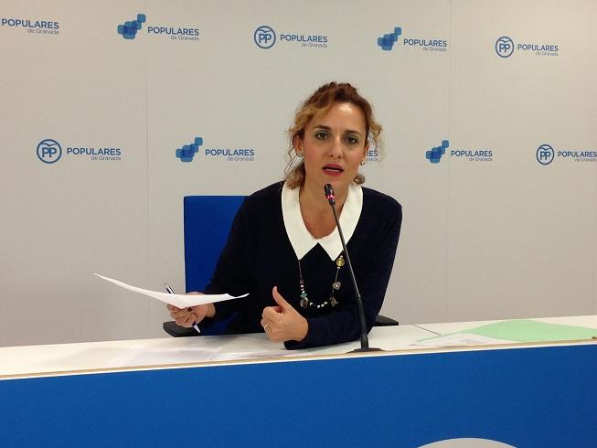 Marta Nievas, en rueda de prensa.