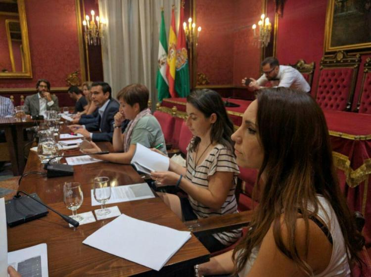 Rodríguez y Gutiérrez en la Mesa del Ferrocarril.