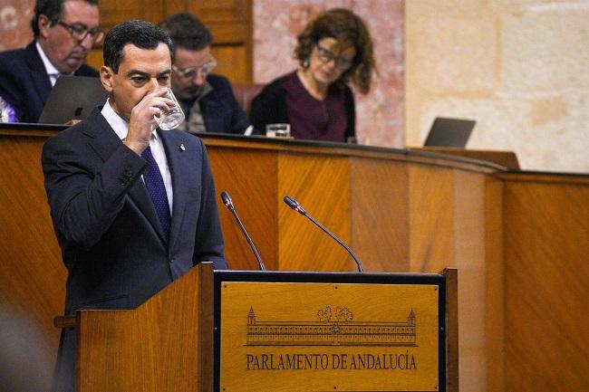 Moreno, durante el debate parlamentario.