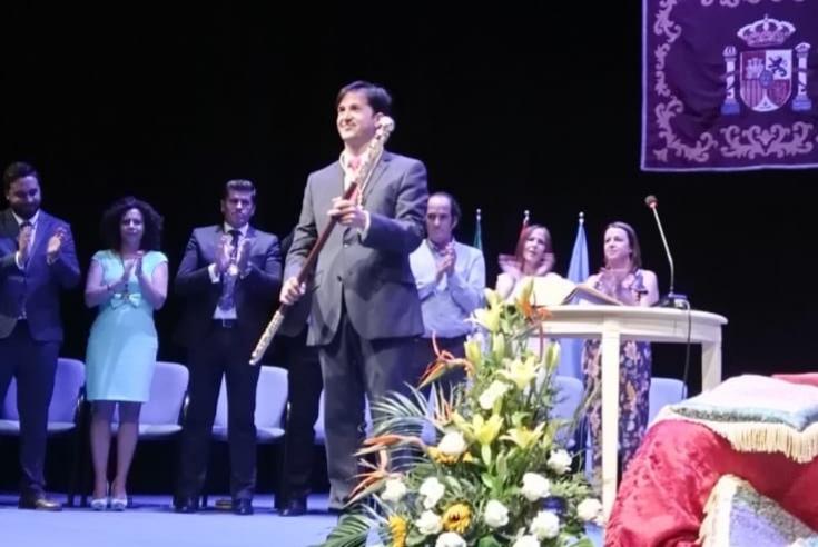 Narváez, tras ser elegido alcalde el pasado sábado. Narváez, tras ser elegido alcalde el pasado sábado.
