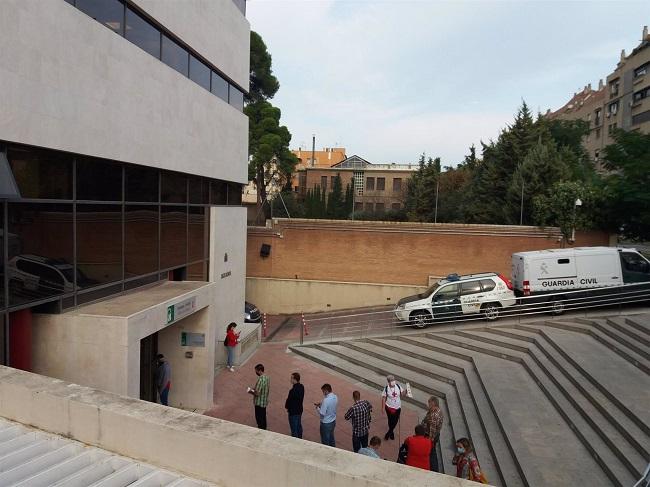 Edificio judicial de La Caleta.