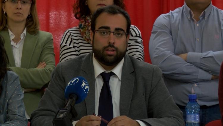 Juan Francisco Mancilla, en rueda de prensa. Juan Francisco Mancilla, en rueda de prensa.