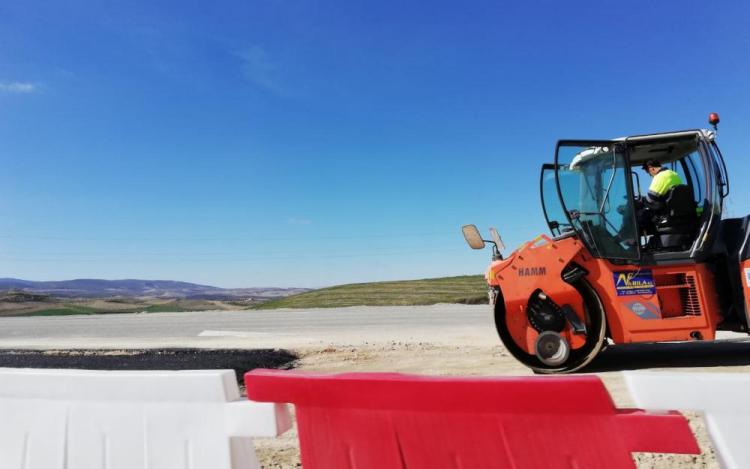 Obras de la confluencia de la Segunda Circunvalación -tramo Las Gabias-Alhendín- con la A-44.