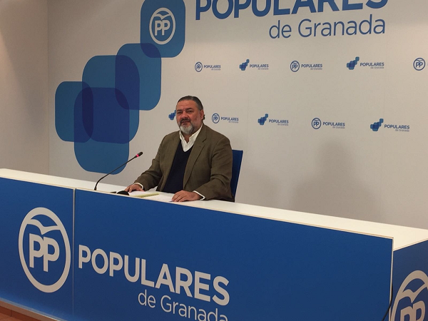 Pablo García, secretario general del PP de Granada.