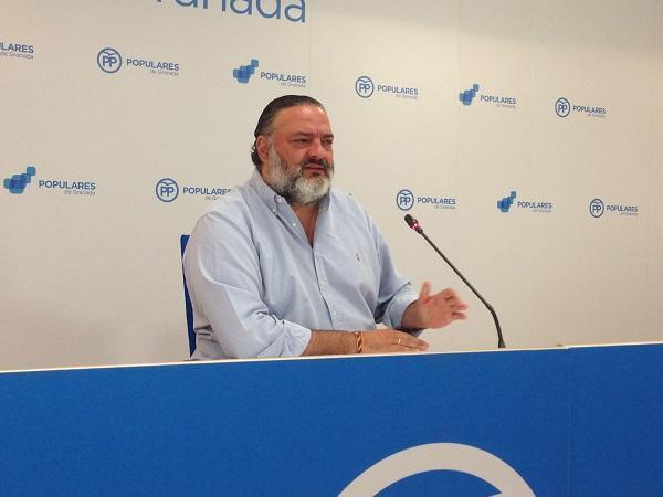 Pablo García, secretario provincial del PP de Granada.