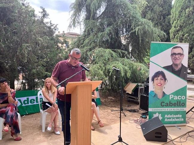 Presentación de la candidatura de Francisco Cabello a la Alcaldía de Granada.