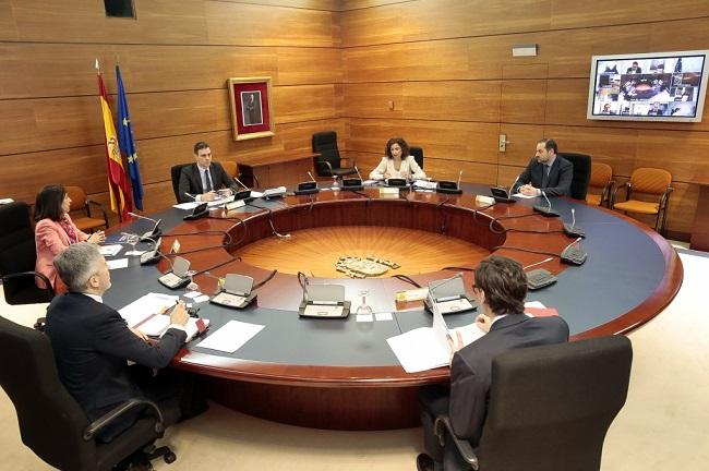 Consejo de Ministros celebrada con carácter no presencial, por videoconferencia el pasado 24 de marzo.