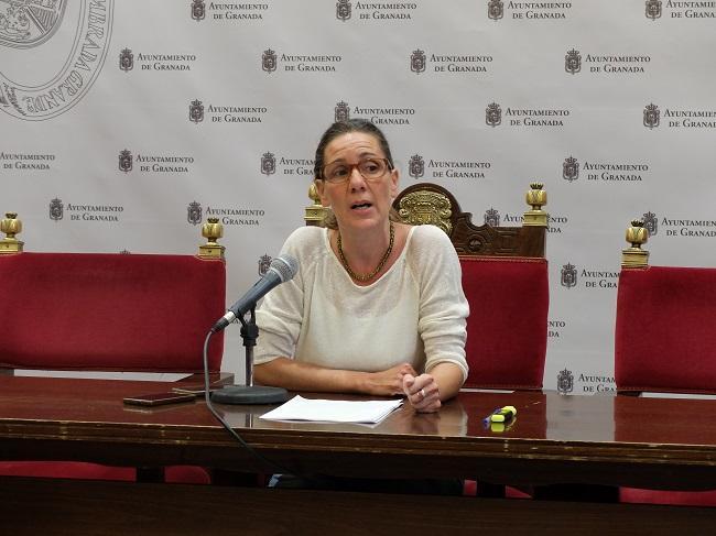 Pilar Rivas, portavoz municipal de Vamos, Granada. Pilar Rivas, portavoz municipal de Vamos, Granada.