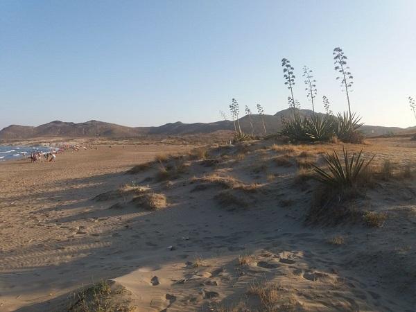 Playa de los Genoveses, en el Parque Natural de Cabo de Gata-Níjar.