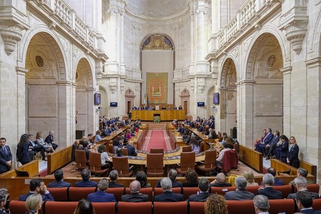 Imagen del pleno institucional celebrado este 28 de febrero.