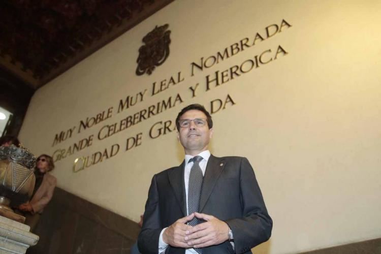 El alcalde, Francisco Cuenca, el día de su toma de posesión.