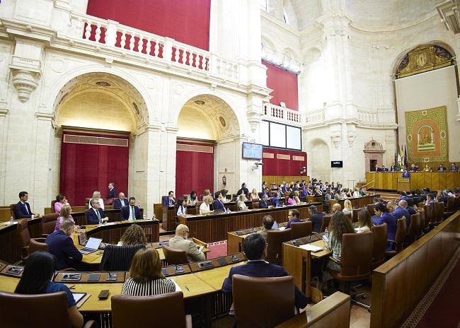 Imagen de la sesión del pleno del Parlamento este pasado miércoles.