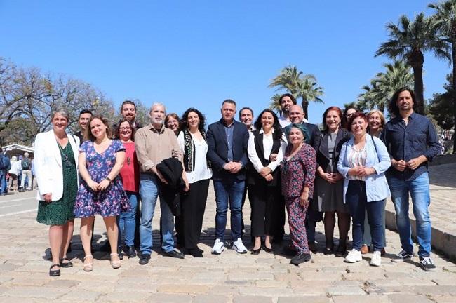 Presentación de la candidatura este viernes en Sevilla. 