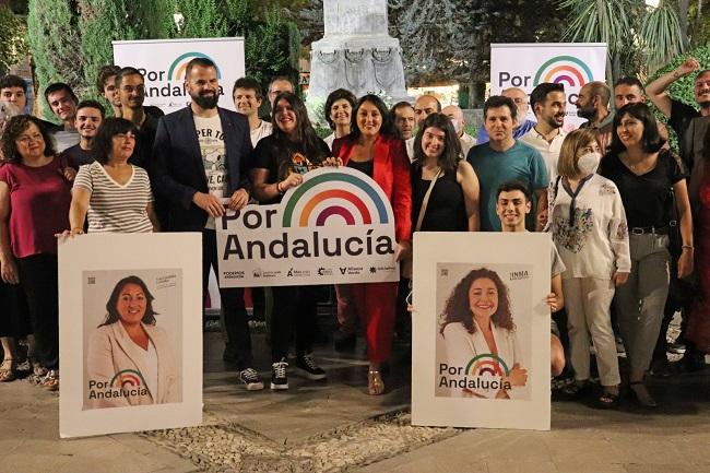 Inicio de campaña en Granada de Por Andalucía.