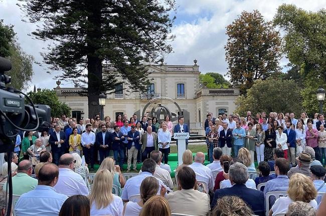 Acto de presentación de los candidatos en Jerez de la Frontera.