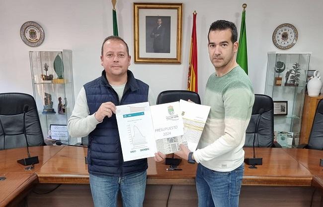 El alcalde y el edil de Hacienda.