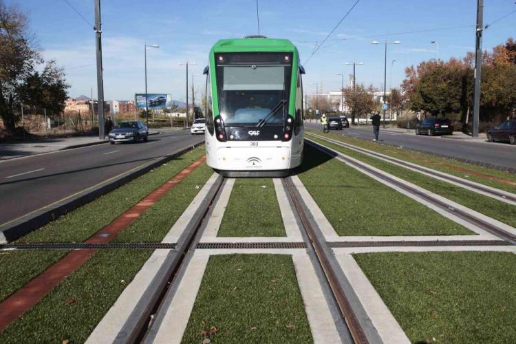 Imagen de una de las pruebas del Metro. Imagen de una de las pruebas del Metro.