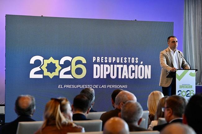 Francisco Rodríguez en la presentación del presupuesto.