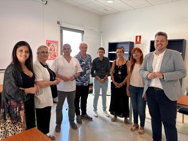 Reunión del equipo de Gobierno con la dirección del centro de salud.