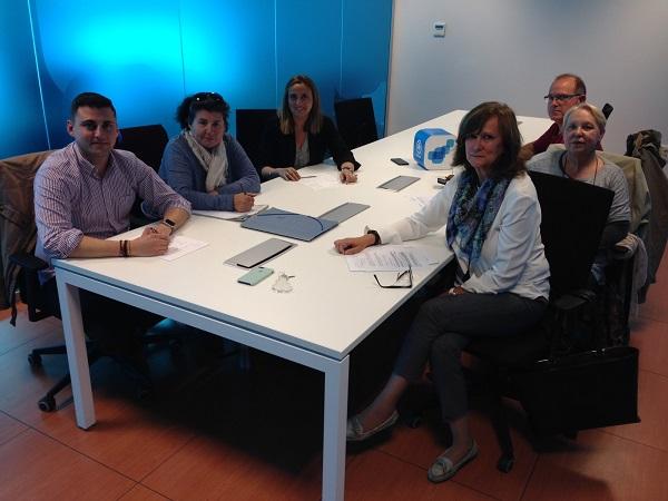 Reunión de representantes de los alumnos con el PP. Reunión de representantes de los alumnos con el PP.