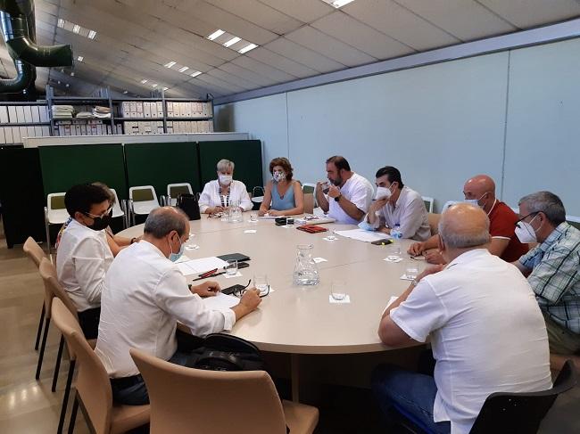 Reunión entre PSOE y Unidas Podemos.