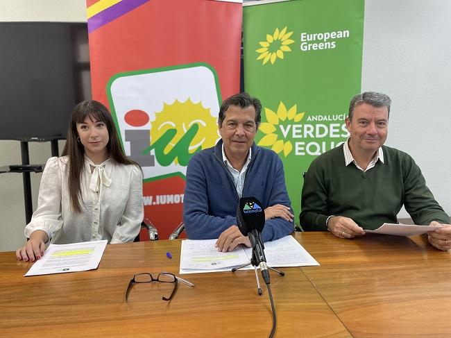 Rueda de prensa de IU Verdes Equo.