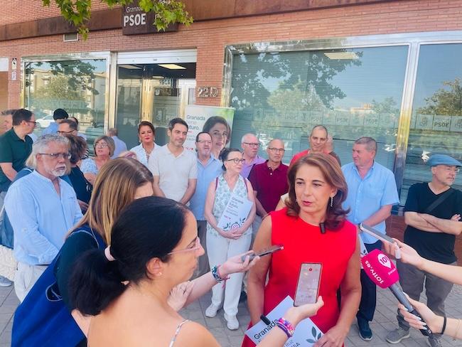 Raquel Ruz, en la presentación de su candidatura el pasado viernes.