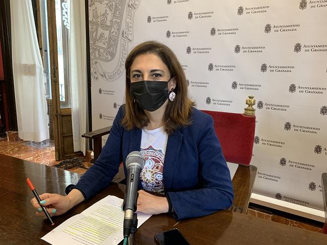 Raquel Ruz, en rueda de prensa. Raquel Ruz, en rueda de prensa.