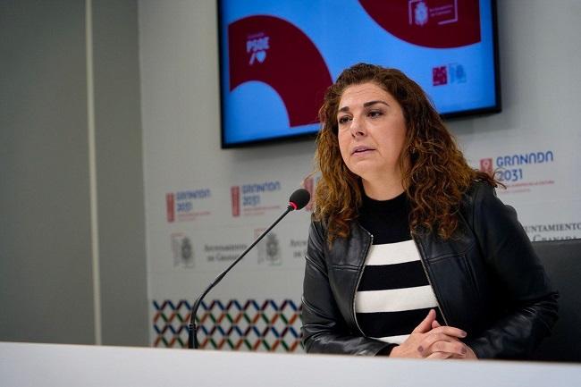 Raquel Ruz en rueda de prensa.