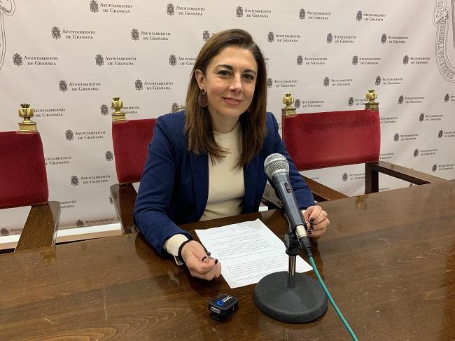 Raquel Ruz en rueda de prensa. 