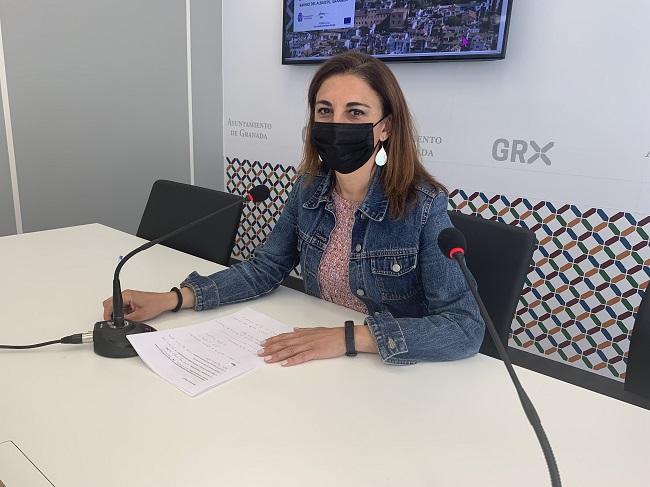 Raquel Ruz en rueda de prensa.
