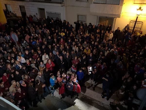 Multitudinaria concentración en Salar para rechazar la entrega de las Venus romanas.