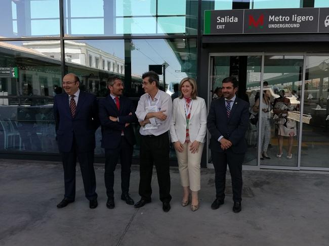 Sebastián Pérez ha reaparecido en un acto público en la inauguración del AVE.