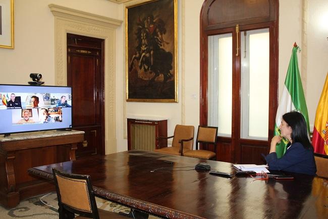La subdelegada del Gobierno durante la reunión del del Comité de Coordinación de Seguridad. La subdelegada del Gobierno durante la reunión del del Comité de Coordinación de Seguridad.