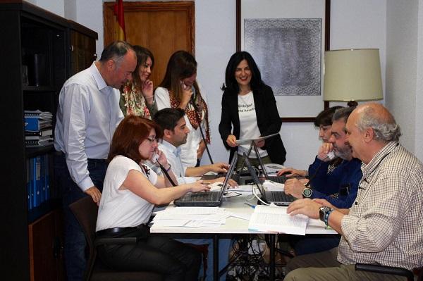 La subdelegada, en el Centro de Incidencias y Punto de Consulta Periférico. La subdelegada, en el Centro de Incidencias y Punto de Consulta Periférico.
