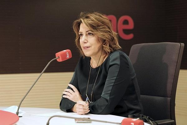 Susana Díaz, en una entrevista en RNE.