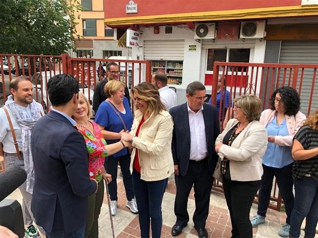 Susana Díaz, este viernes en Granada.