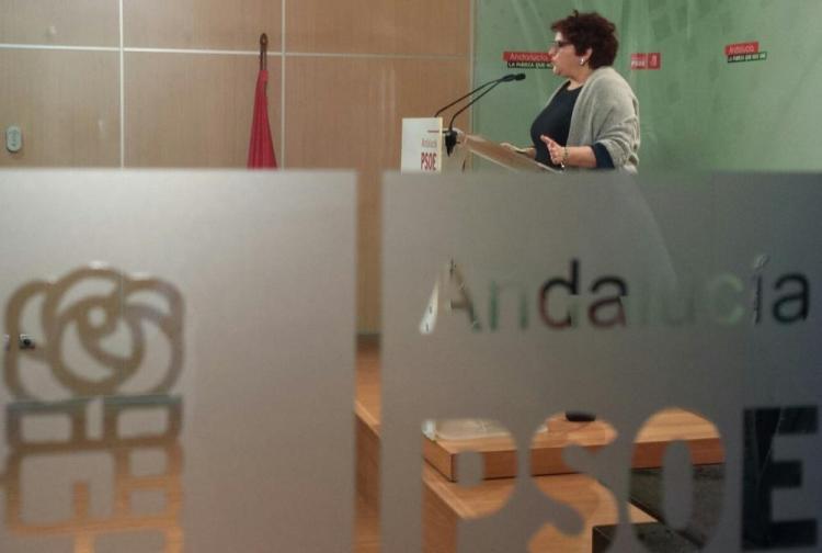 Teresa Jiménez durante la rueda de prensa. Teresa Jiménez durante la rueda de prensa.