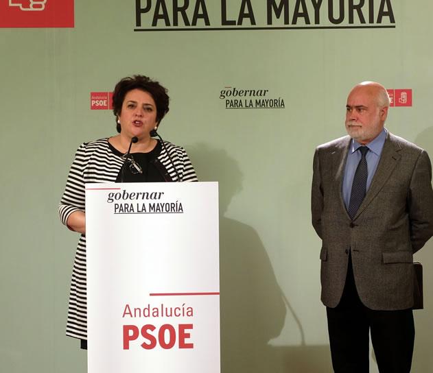 Teresa Jiménez junto a Gregorio Cámara.