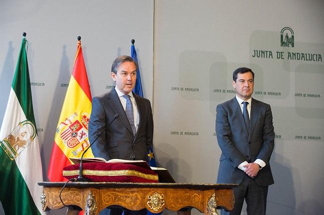 José Alberto García, en su toma de posesión en febrero de 2019.
