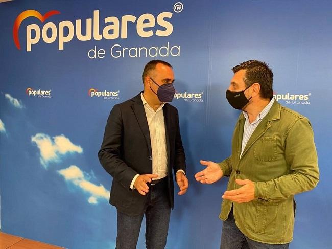 Toni Martín y Francisco Rodríguez, este viernes en Granada.