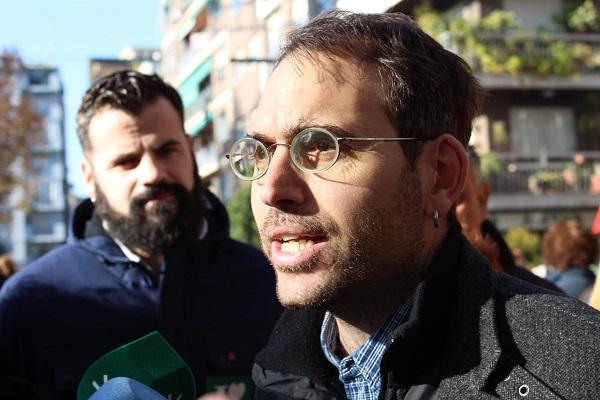 Toni Valero, coordinador de IU en Andalucía, en una imagen de archivo en Granada.